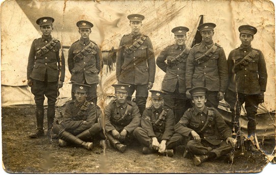 Photo:Charles Henry Brown is pictured second from the right on the back row.
