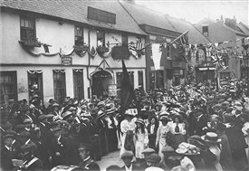 Photo:Victory Clebrations in SOuthwell 1919