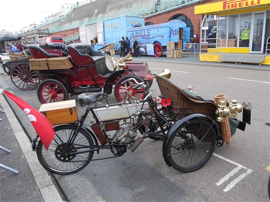 Photo:A second Humber Olympia Tandem Forecar completed the run to Brighton.  This one shows the earlier wicker passenger seat.