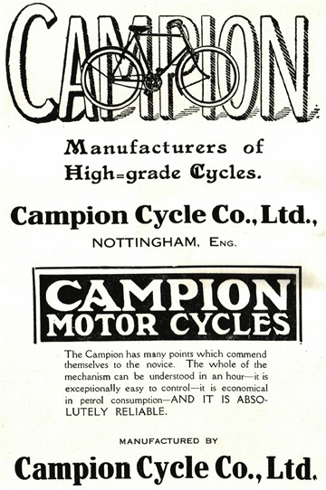Photo:n advert from 1920
