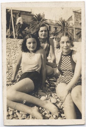 Photo:Redmond's daughters Tatiana (Left) and Sonia (Centre)  in Nice, 1930