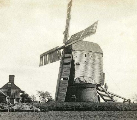 Photo:Aslockton Mill, photographed c.1900