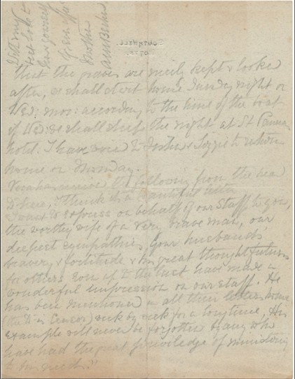 Photo: Illustrative image for the 'WW1 letter written by Mrs Becher of Southwell on the day her son died' page