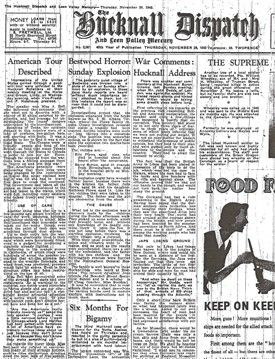 Photo:The Hucknall Dispatch, November 26 1942
