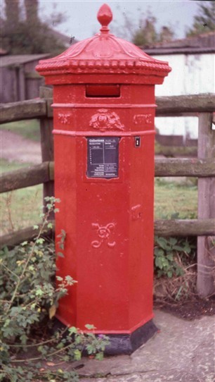 Photo:The Penfold Pillar Box standing proudly in Budby village 2/2/2015