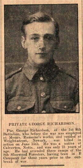 Photo: Illustrative image for the 'RICHARDSON, George [of Calverton]' page