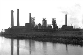 Photo:The Stanton Ironworks beside the Erewash Canal, 1931