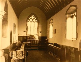 Photo:The chancel at Upton Church as it is today