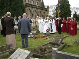 Photo:60th Anniversary Memorial Service at Christ Church Frome