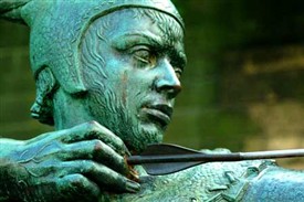 Photo:Robin Hood statue, Nottingham