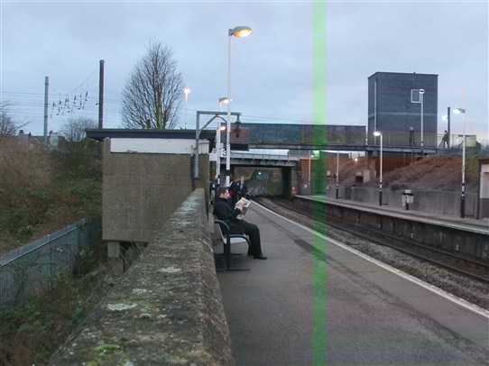 Photo:Looking west along the platform of Retford Low level station