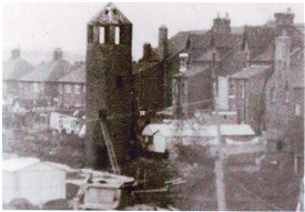 Photo:Mr Edward Lowe's Observatory next to the railway station, demolished 1963