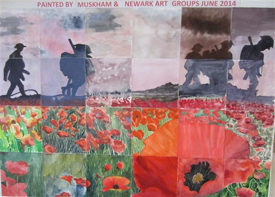 Photo: Illustrative image for the 'Art Clubs paint tribute to First World War fallen' page