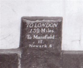 Photo:The stone's original inscription