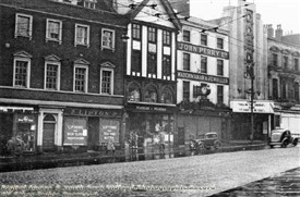 Photo:Buildings on Angel Row Nottingham (Including the Odeon Cinema) 1955