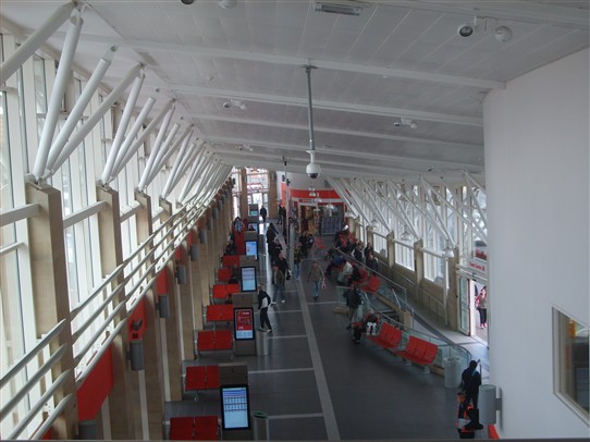 Photo:Interior of Mansfield's new Bus station