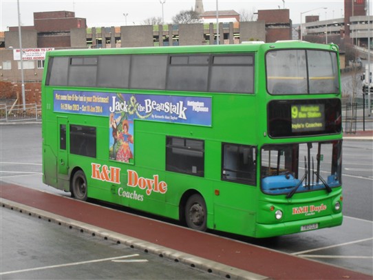 Photo:K & H Doyle Co. bus at Mansfield Bus Station