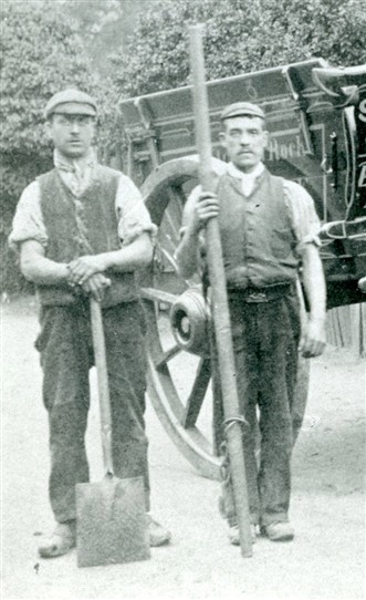 Photo:'Night Soil' collectors, Newark, early 1900s