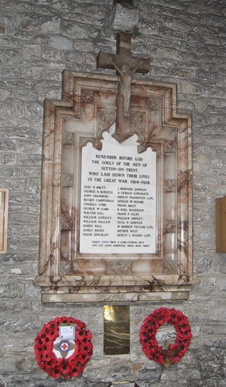 Photo:War memorial in the parish church