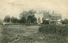Photo:Tuxford Hall in an early 20th century postcard