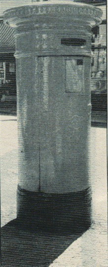 Photo:The free-standing Victorian post box pictured above stood - until 2005 - at the junction of Cartergate and Beaumond Cross in Newark. As it was proving too small for the amount of use it received, it was replaced b the one pictured below.