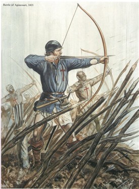Photo:Archers at Agincourt