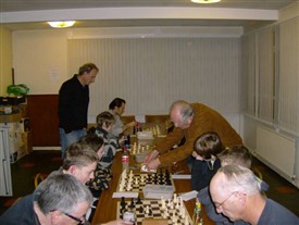 Photo:Newark Chess Club on a Thursday evening at Balderton Working Men's Club