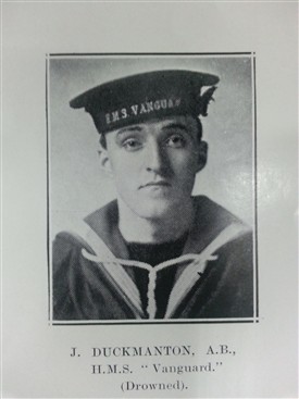 Photo:J. Duckmanton in the Borough of Worksop Roll of Honour of the Great War 1914 - 1918