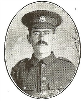 Photo:Fred Emson in The Borough of Worksop Roll of Honour of the Great War 1914 - 1918