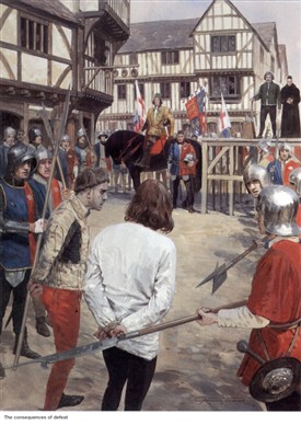 Photo:Execution of Henry Beaufort, Duke of Somerset, after the Battle of Hexham