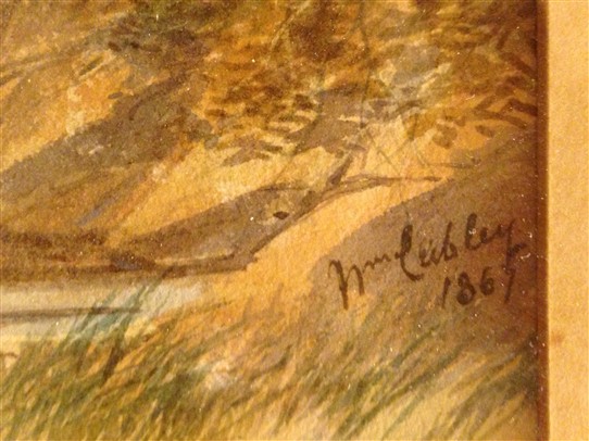 Photo: Illustrative image for the 'William Cubley large water colour' page