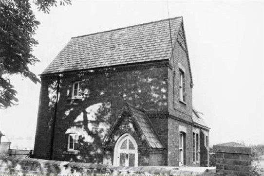 Photo:Former village school in 1978