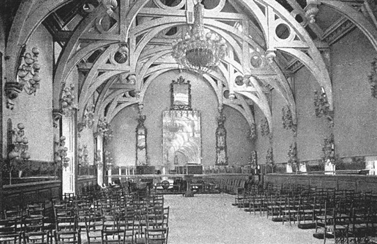 Photo:The chapel at Welbeck Abbey in 1900
