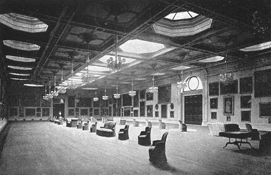 Photo:The Picture Gallery at welbeck Abbey in 1900